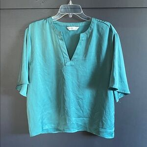 Nine West Turquoise Blouse